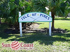 Isle Of Pines Community Sign